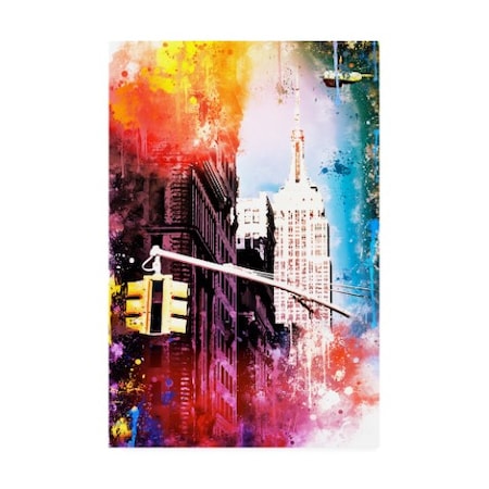 Philippe Hugonnard 'NYC Watercolor Collection - Empire' Canvas Art,12x19